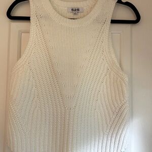 525 Sweater Tank Top - Cream, Size S